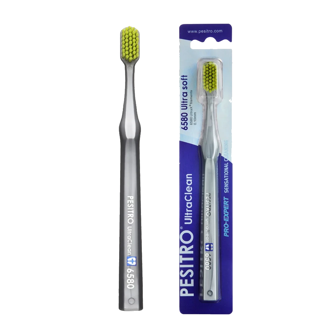 PESITRO 6580 Ultra Soft toothbrush and product packaging