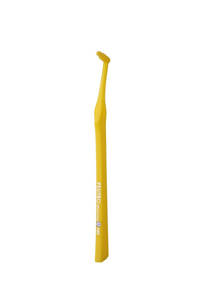 PESITRO 1680 Single Tuft toothbrush and product packaging
