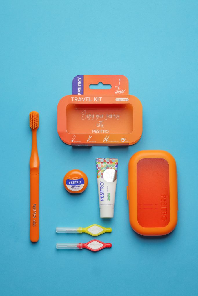 PESITRO Dental Travel Kit and its contents
